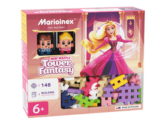 Marioinex Mini waffle blocks Tower of Fantasy 148 pieces 2 figures ZA5493