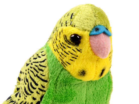 Mascot Green Budgerigar 13cm 13847