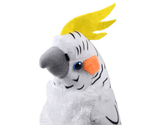 Mascot Parrot white nymph 17cm 13574