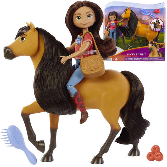 Mattel Doll + horse Mustang Spirit of freedom Spirit Doll on a horse ZA4924