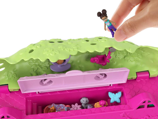 Mattel Polly Pocket Cute Tree House + Animal Dolls ZA5529