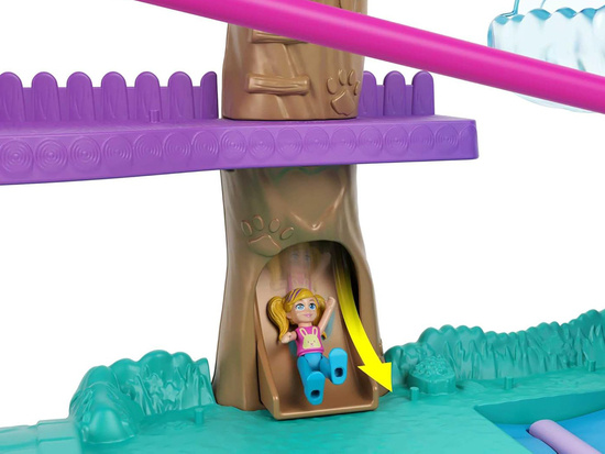 Mattel Polly Pocket Cute Tree House + Animal Dolls ZA5529