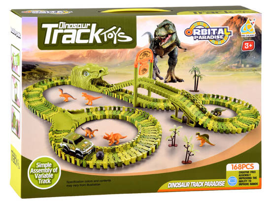 Mega flexible track 168 ele dinosaur park ZA4346