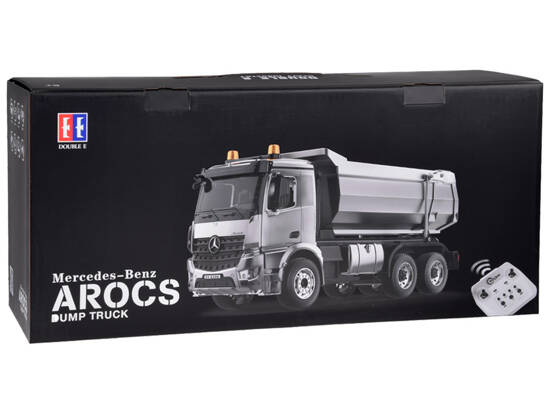 Mercedes Arocs METAL steerable dump truck EE moving semi-trailer 1:20 RC0667