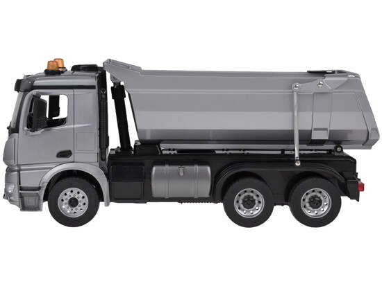 Mercedes Arocs METAL steerable dump truck EE moving semi-trailer 1:20 RC0667