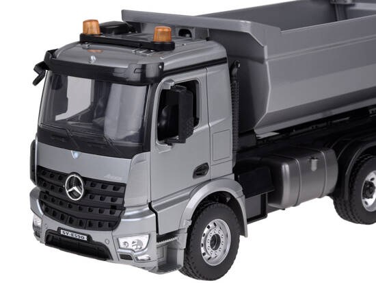 Mercedes Arocs METAL steerable dump truck EE moving semi-trailer 1:20 RC0667