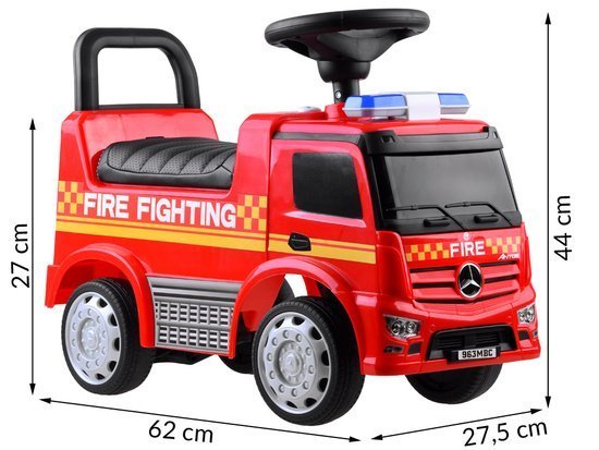 Mercedes vehicle FIRE BRIGADE, toy car, pusher ZA3689