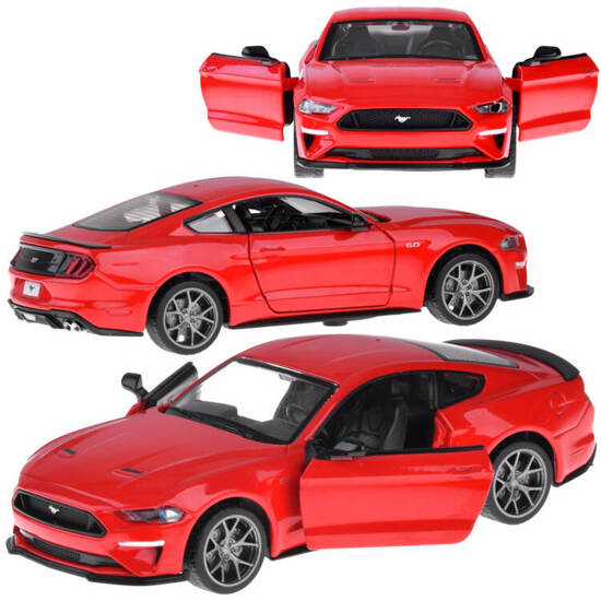 Metal car model 2018 Ford Mustang GT scale 1:34 light sound ZA4616