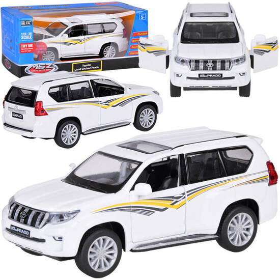 Metal car model TOYOTA LAND CRUISER PRADO light sound SUV ZA5056