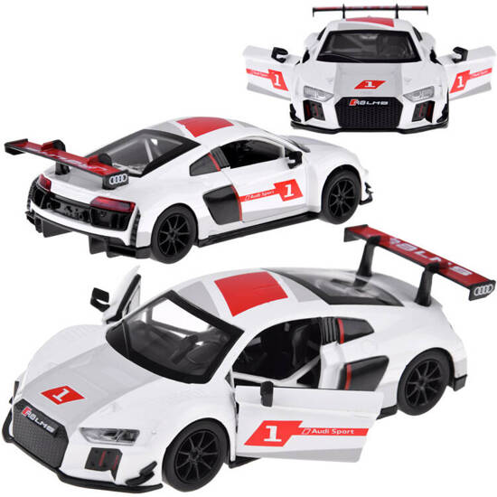 Metal car sports model Audi R8 LMS scale 1:32 sounds lights ZA4609