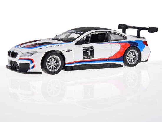 Metal car sports model BMW M6 GT3 scale 1:32 light sound ZA4613