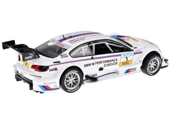 Metal sports car model BMW M3 DTM scale 1:32 sounds lights ZA4608