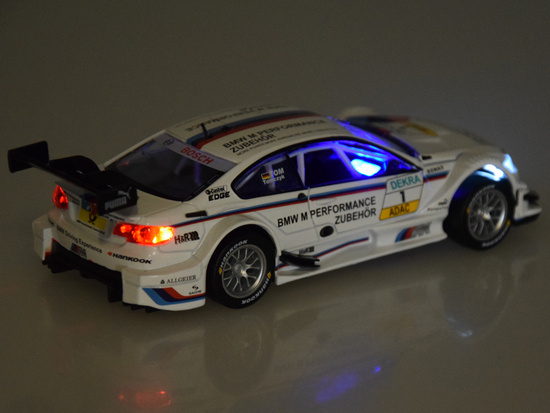 Metal sports car model BMW M3 DTM scale 1:32 sounds lights ZA4608