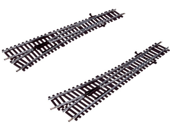 Metal tracks for the railway, switch points, turnouts, spacing 17mm H0 1:87 RC0649