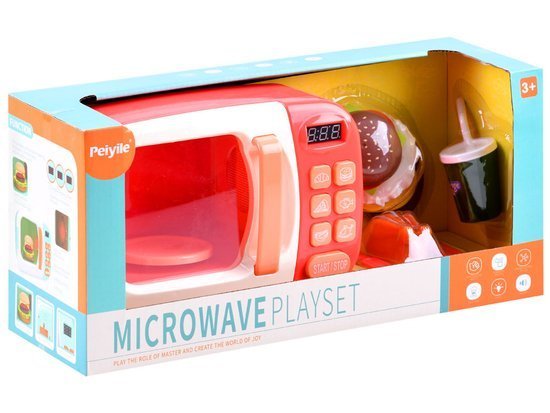 Microwave playset oven with sound and light, ZA3421