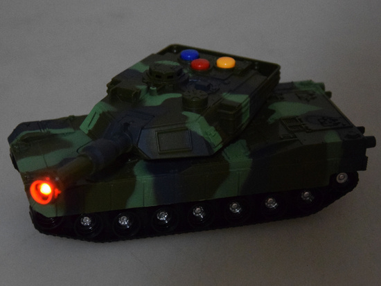 Military camo tank light sound ZA4267 ZI