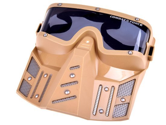 Military uniform for a soldier rifle mask ZA3456