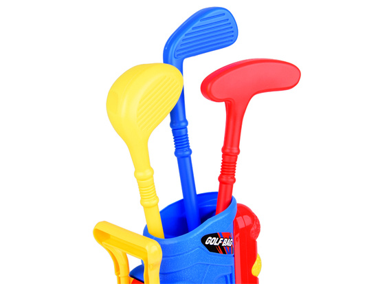 Mini Golf set clubs + balls + stand on wheels for children SP0804