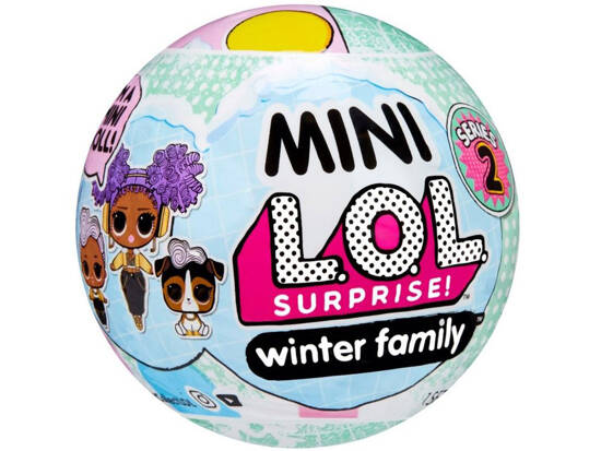 Mini L.O.L. Surprise Winter Family Set Winter ball with dolls ZA5127