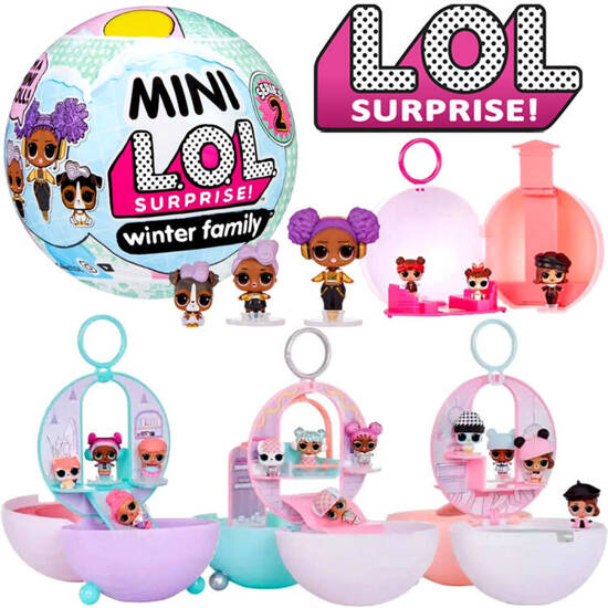 Mini L.O.L. Surprise Winter Family Set Winter ball with dolls ZA5127