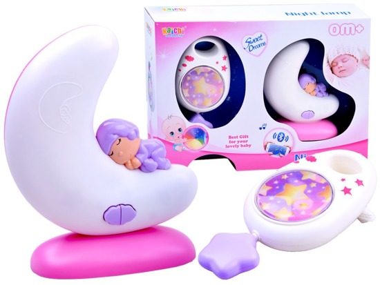 Mobile Music Box 2in1 with Bluetooth Set - Night Light for Crib ZA2645