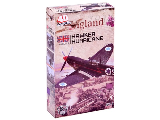 Model for folding Hawker Hurricane ZA2588 aircraft