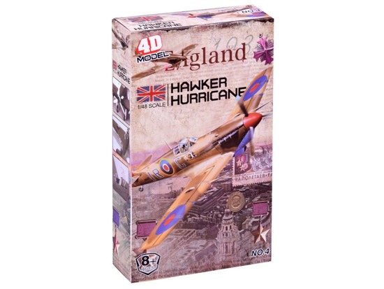 Model for folding Hawker Hurricane ZA2588 aircraft