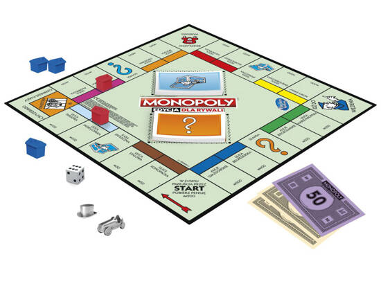 Monopoly game Edition for rivals board card GR0659