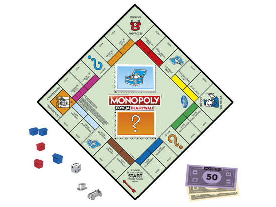 Monopoly game Edition for rivals board card GR0659