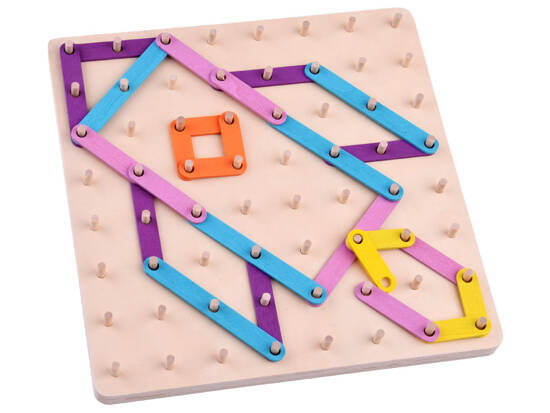 Montessori puzzle wooden colorful sticks ZA4686