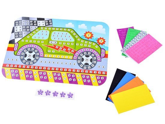 Mosaic cut-out sheet Auto stickers ZA3275