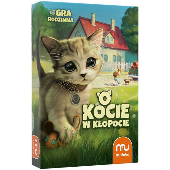 Muduko Family Board Game About a Cat in Trouble GR0724