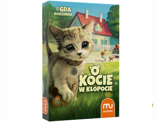 Muduko Family Board Game About a Cat in Trouble GR0724