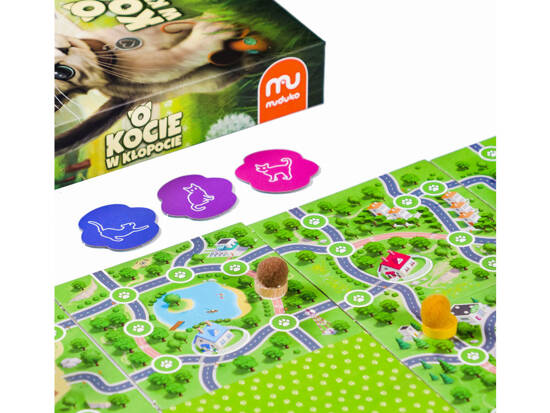 Muduko Family Board Game About a Cat in Trouble GR0724