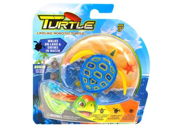 Nano Robo Turtle turtle floats on the batteries ZA1558