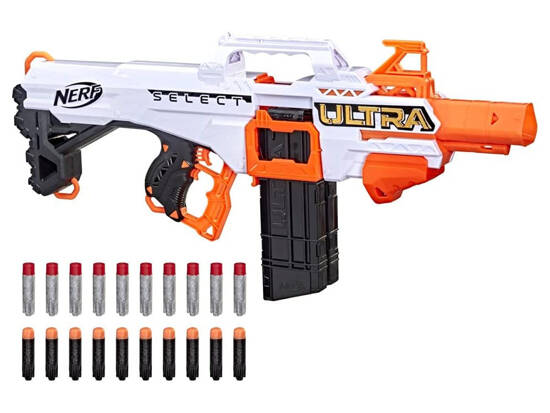 Nerf Ultra Select automatic rifle launcher 20 darts F0958 ZA4901