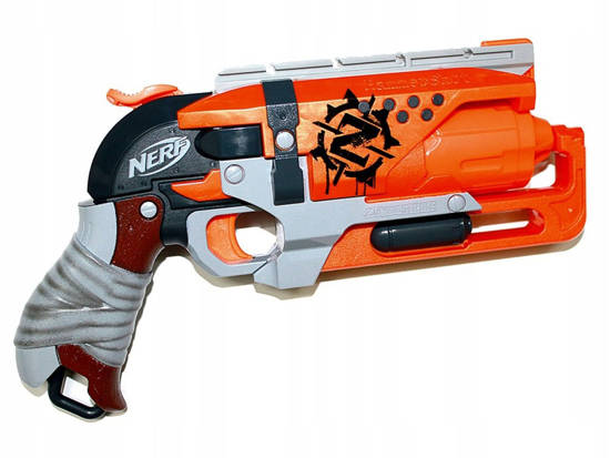 Nerf Zombie Strike Hammer pistol + 5 bullets ZA 4579