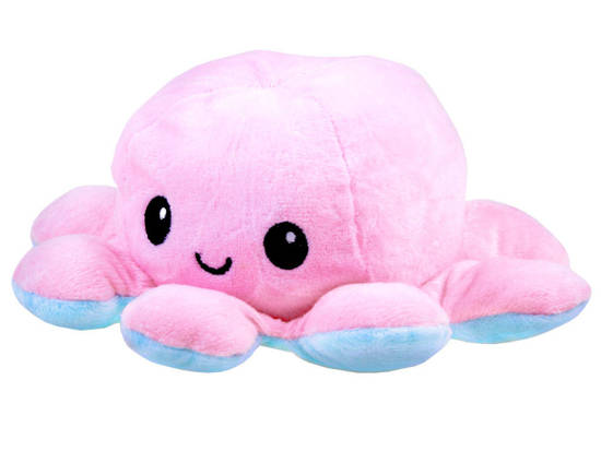 Octopus plush, cheerful, sad face ZA3822