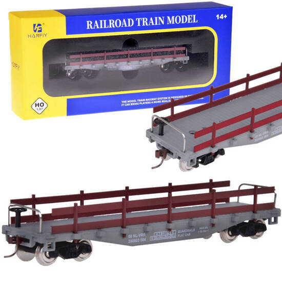 Open transport wagon for the railway model H0 1:87 RC0647