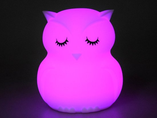 Owl Silicone LED bedside lamp + ZA3295 remote control
