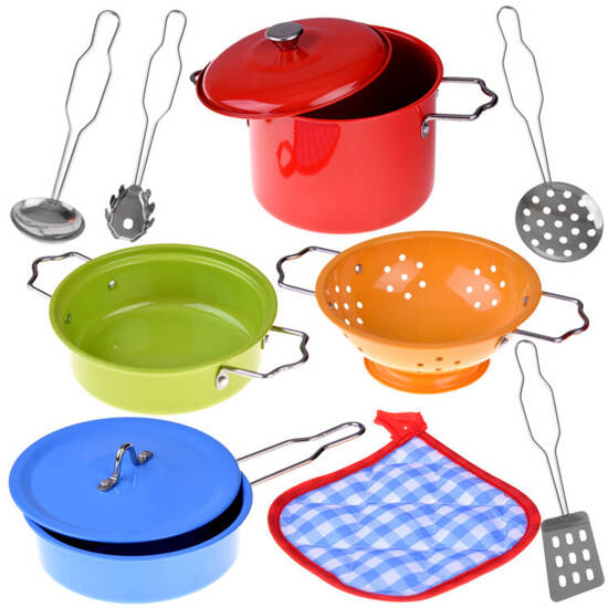 Painted Pots Little cook ware ZA1608