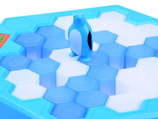 Penguin on the ice rink game Trap - Ice sheet Hit the ice cubes GR0348