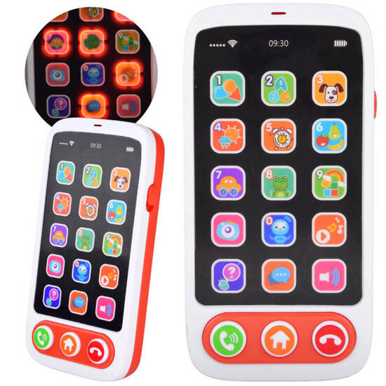 Phone smartphone interactive touch for toddlers lights melodies ZA4660