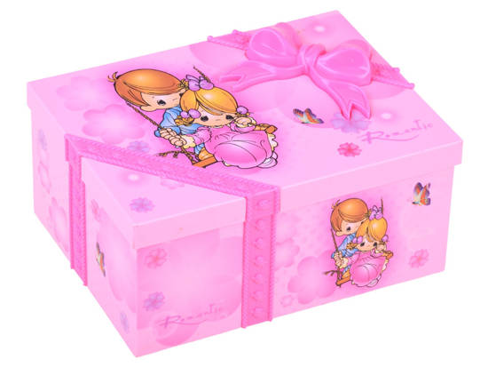 Pink jewelry box MUSIC BOX A little girl's TREASURE ZA1307