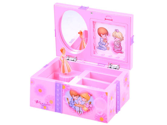 Pink jewelry box MUSIC BOX A little girl's TREASURE ZA1307