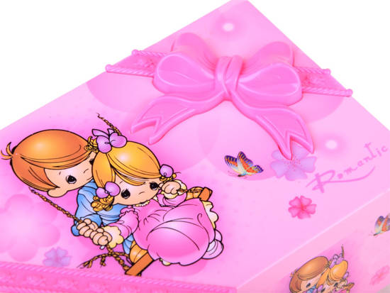 Pink jewelry box MUSIC BOX A little girl's TREASURE ZA1307