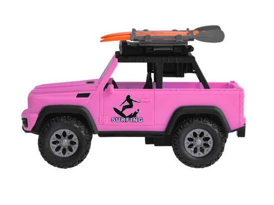 Pink off-road car crossover surfboards sounds lights ZA5223