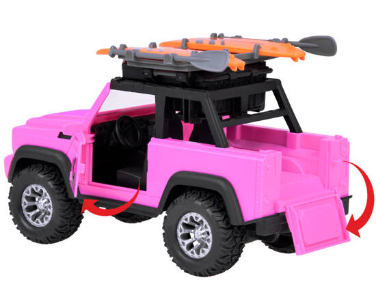 Pink off-road car crossover surfboards sounds lights ZA5223