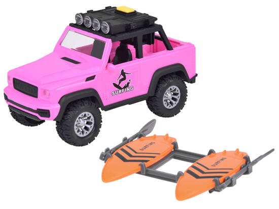 Pink off-road car crossover surfboards sounds lights ZA5223