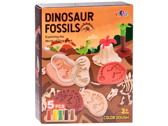 Plastic paste form dinosaurs play dough ZA4778